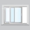 Levier de mécanisme de remplacement Fenêtres à manivelle en PVC