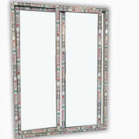 Porte coulissante en verre PVC à battants intérieur extérieur