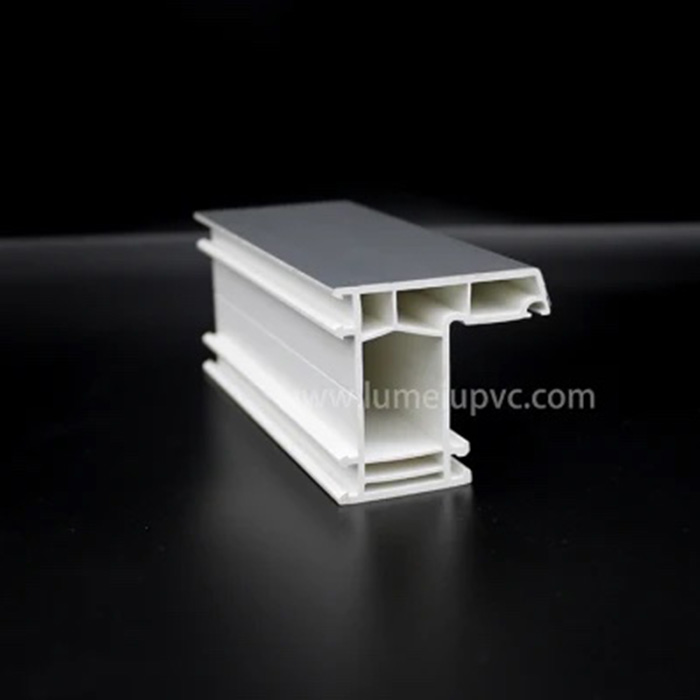 Profils de fenêtre en PVC en plastique résistant aux UV en usine en Chine