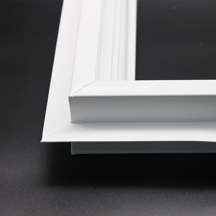 Usine fournit directement un profil de style américain fenêtre en vinyle PVC glissement upvc fenêtre simple hang