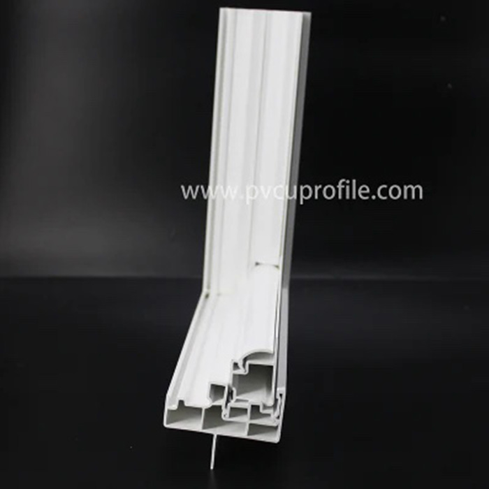 Cadre UPVC simple à double vitrage pour fenêtre à guillotine