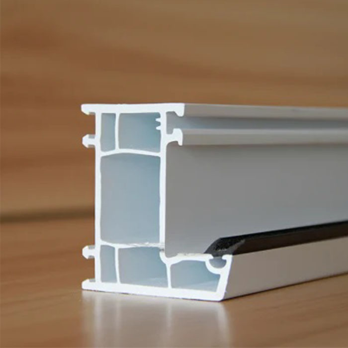 Profilés en PVC extrudé de matériaux de construction en plastique pour portes fenêtres en PVC
