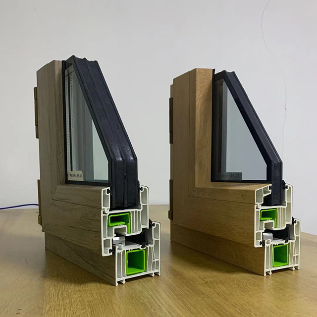 Vinyle assemblage des profils de portes Windows UPVC