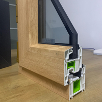 Fenêtre Swing UPVC et porte avec profils en PVC