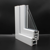 Profils UPVC de couleur blanc laiteux avec une protection élevée contre les rayons UV